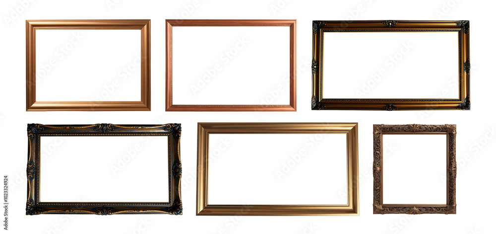 Set of Bronze photo frames Set of Bronze photo frames