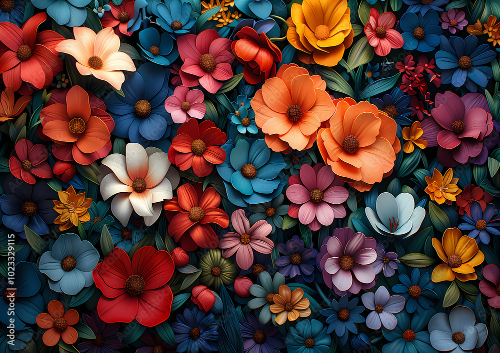 pattern with flowers pattern with flowers