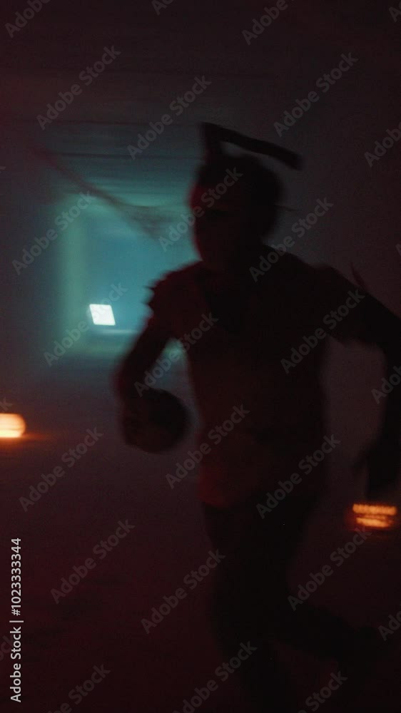 Mad Zombie Searching For Something In The Tunnel Mad Zombie Searching For Something In The Tunnel