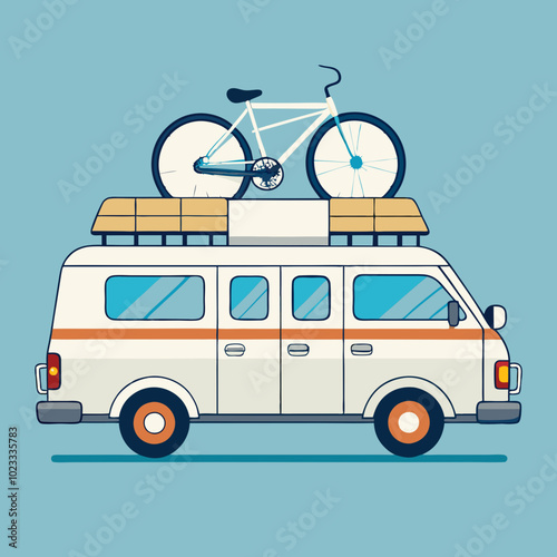 Camper Van Illustration