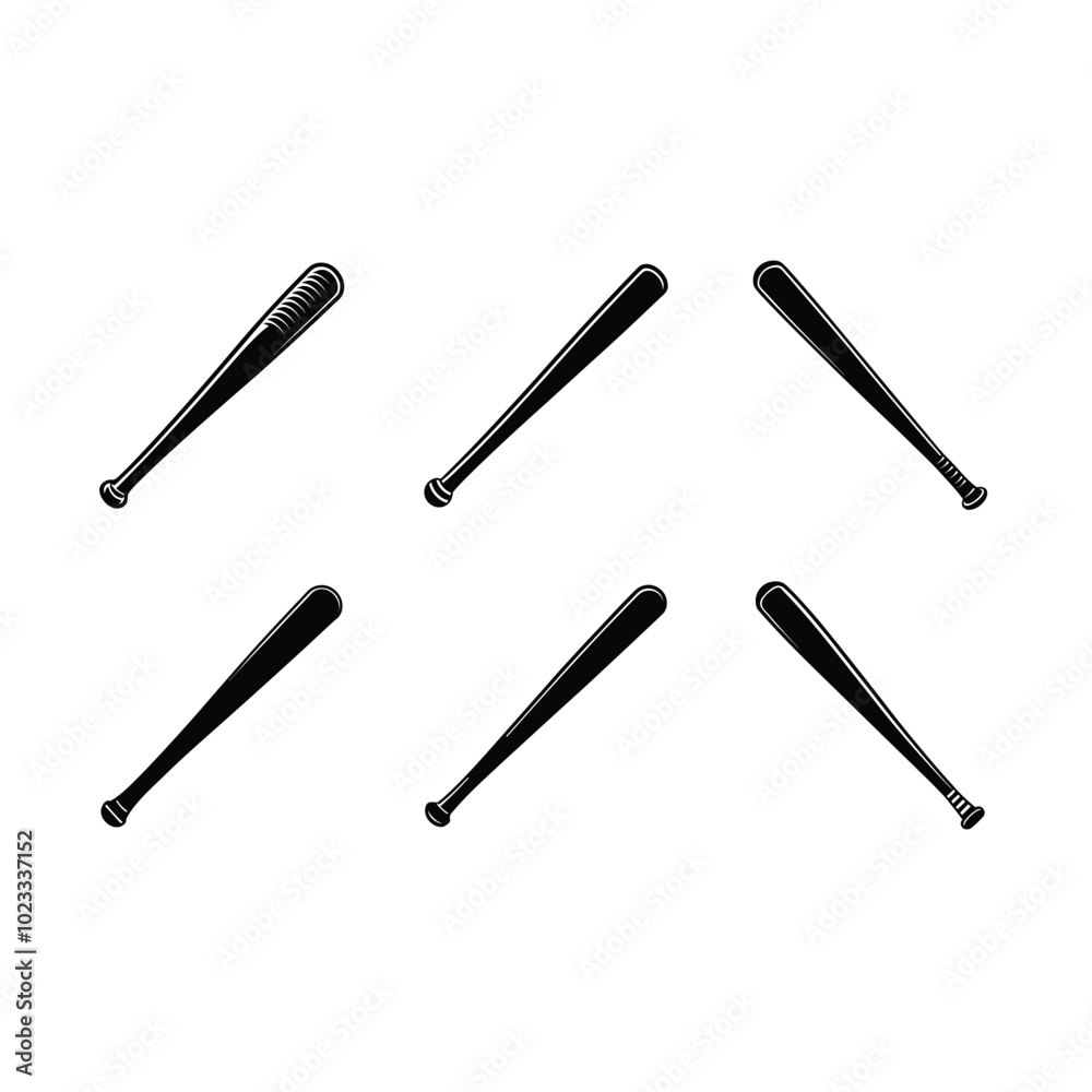 Baseball-bat on white background, Instant Digital Download. Illustration for prints on t-shirt and bags, posters Baseball-bat on white background, Instant Digital Download. Illustration for prints on t-shirt and bags, posters