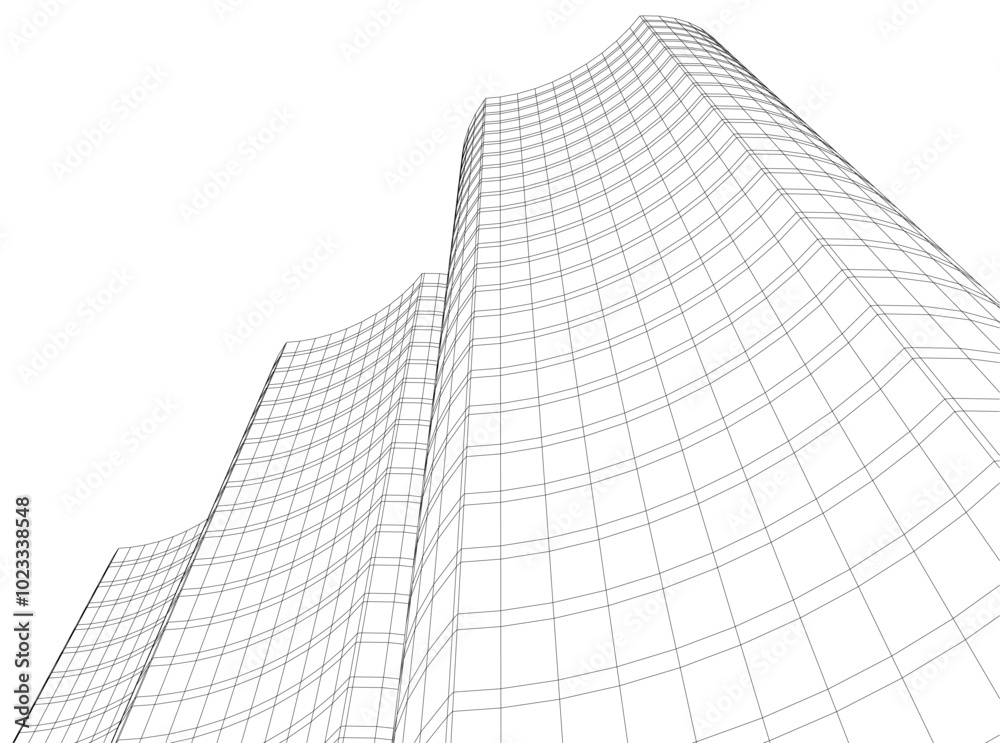 Fototapeta premium abstract architecture