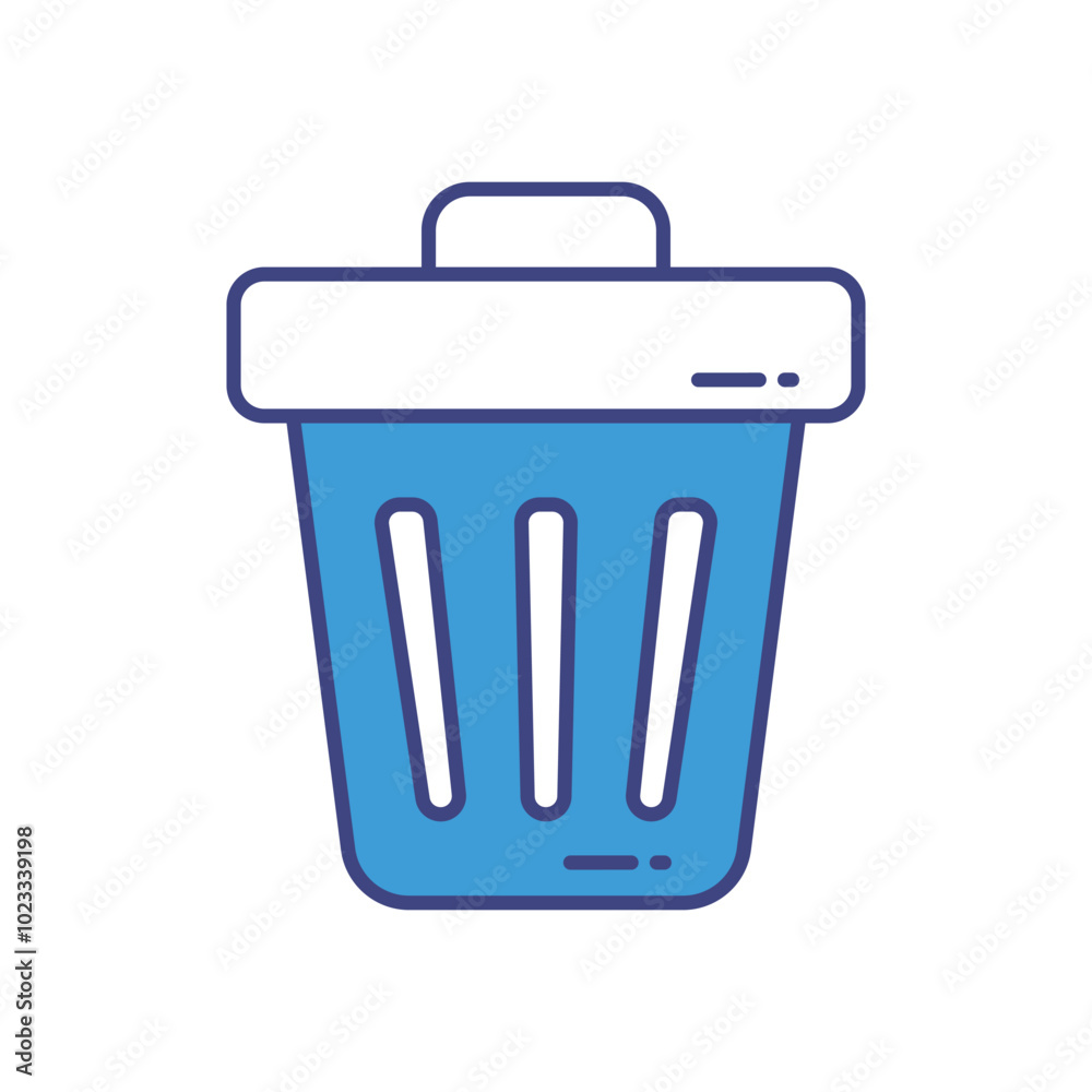 Trash vector icon stock illustration Trash vector icon stock illustration