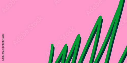 Colored tangled pattern. Abstract chaotic texture. Background with lines and waves. Art creation