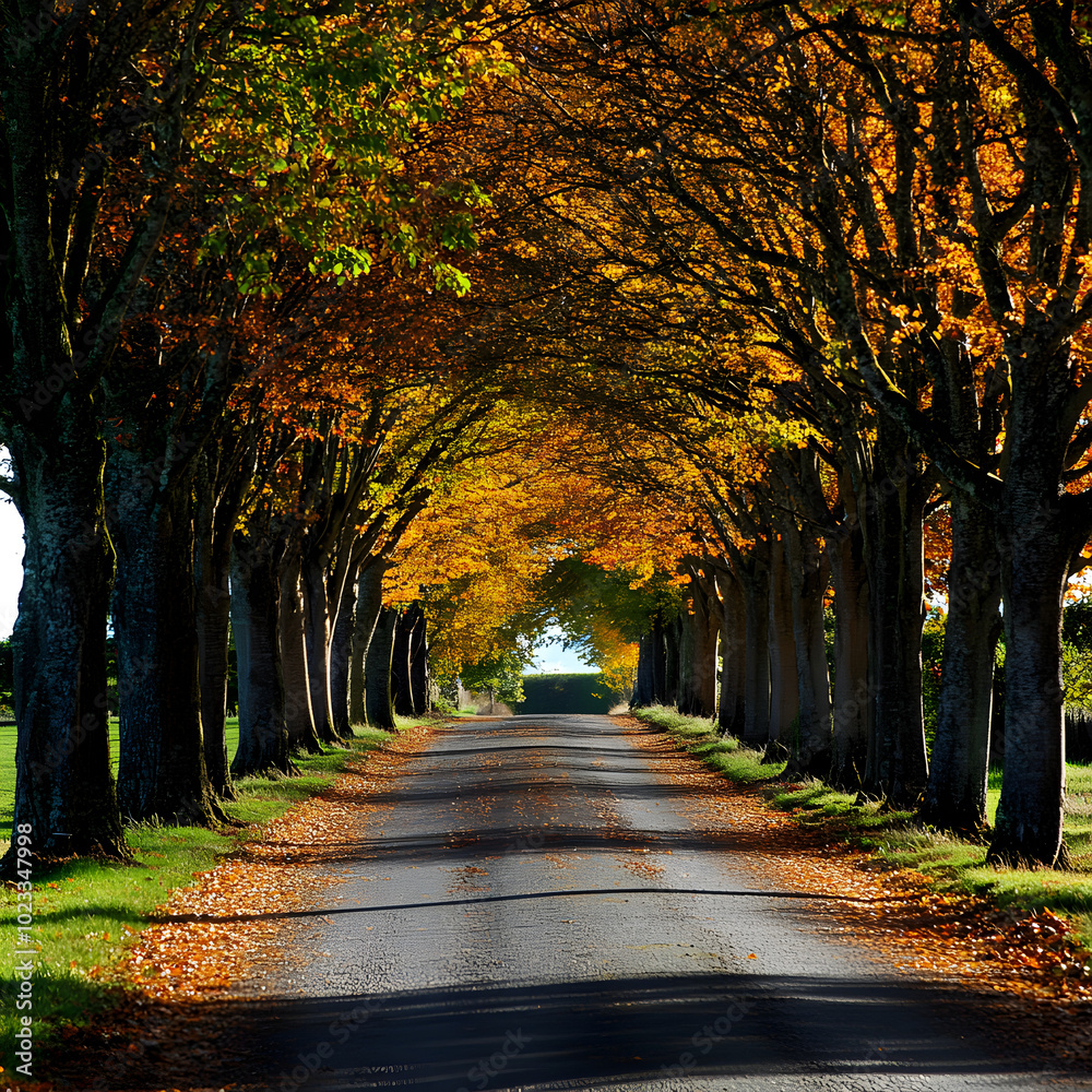 Fototapeta premium autumn in the park