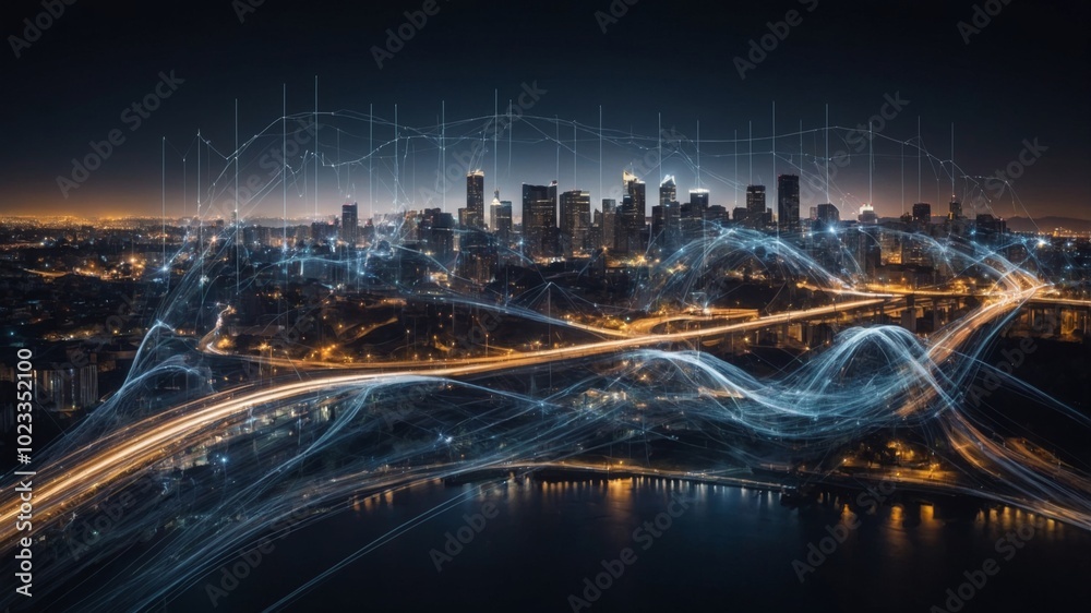 Fototapeta premium Statistics and Urban Development: World Statistics Day