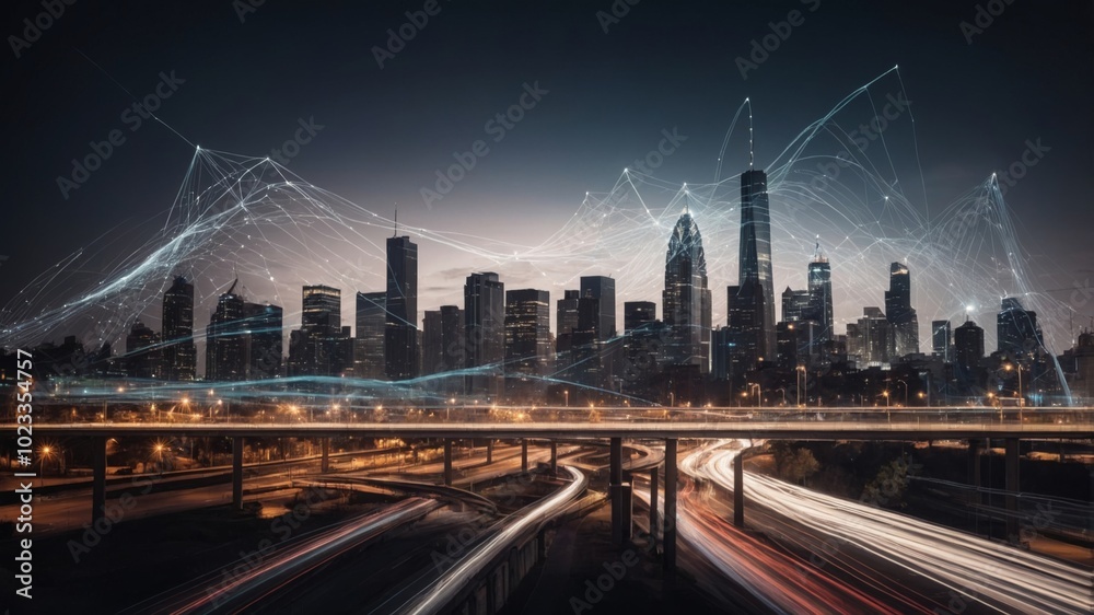 Fototapeta premium Statistics and Urban Development: World Statistics Day