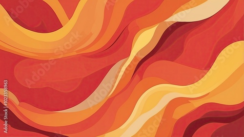 colorfull abstract textile patern baground red orange yelow generate ai