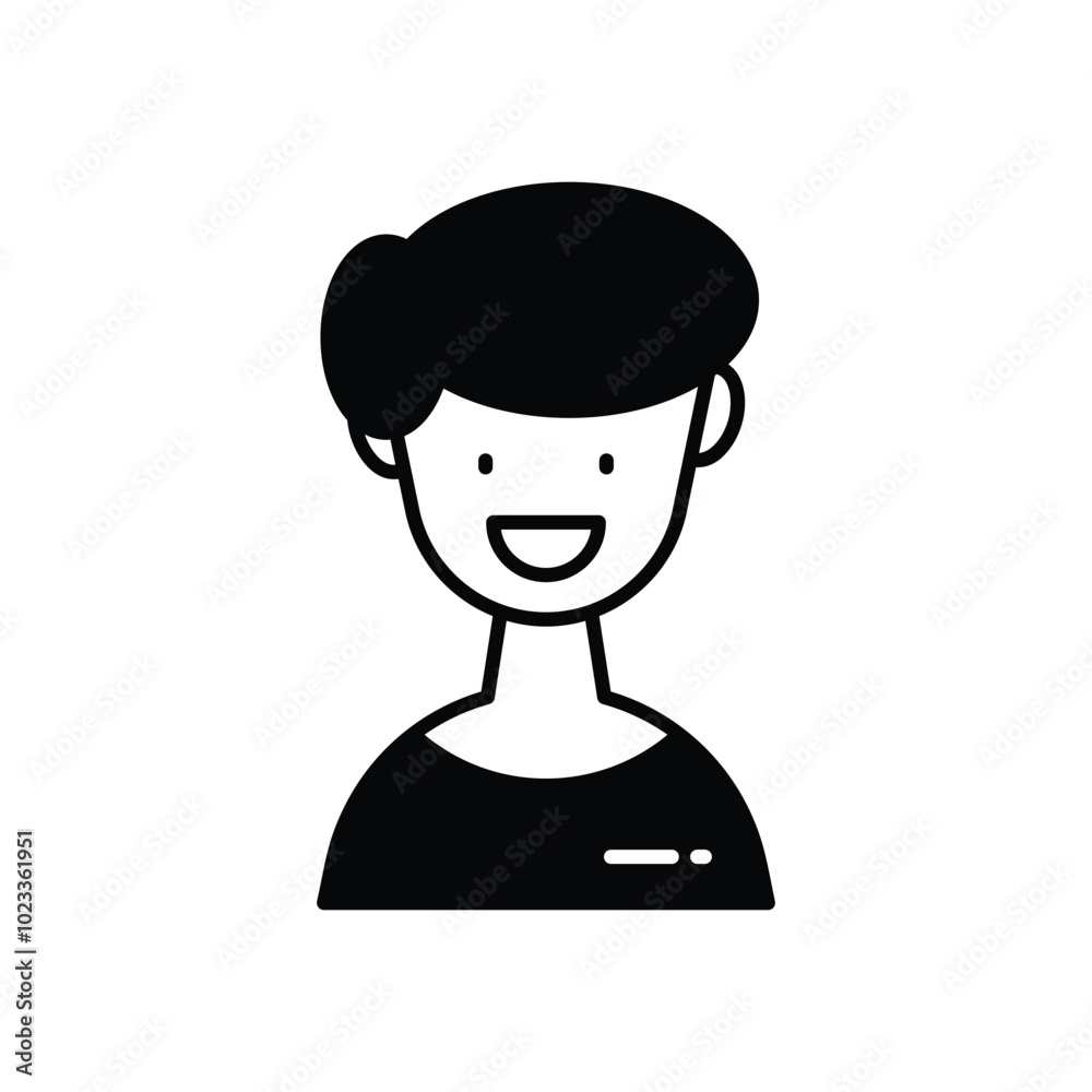 Avatar vector icon stock illustration Avatar vector icon stock illustration
