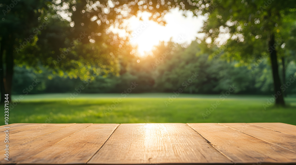 Picnic Table in a Public Park | Ideal Setting for Outdoor Gatherings and Family Fun