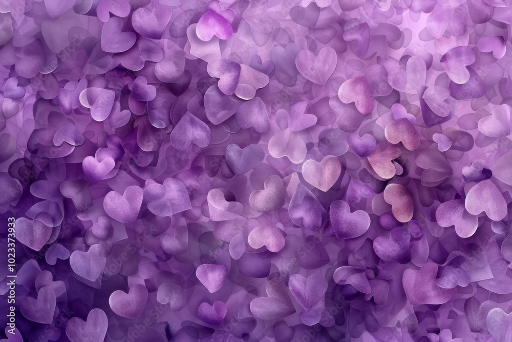 Valentine's Day concept. Hearts are creating lovely atmosphere. Wallpaper for joy and celebration. Cute romantic print on background of lilac hearts. festive backdrop for wedding design. Valentine's Day concept. Hearts are creating lovely atmosphere. Wallpaper for joy and celebration. Cute romantic print on background of lilac hearts. festive backdrop for wedding design.