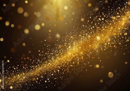 abstract background with gold dust