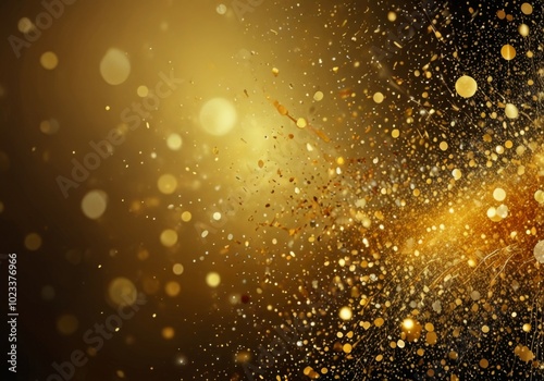 abstract background with gold dust