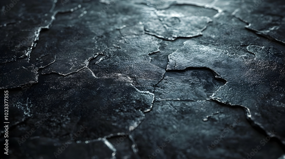 Dark Cracked Stone Texture - Abstract Background Dark Cracked Stone Texture - Abstract Background