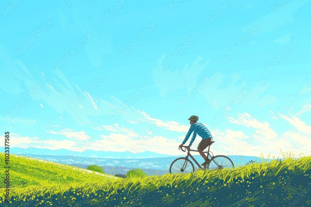 Obraz premium Cycling bicycle vehicle sports.