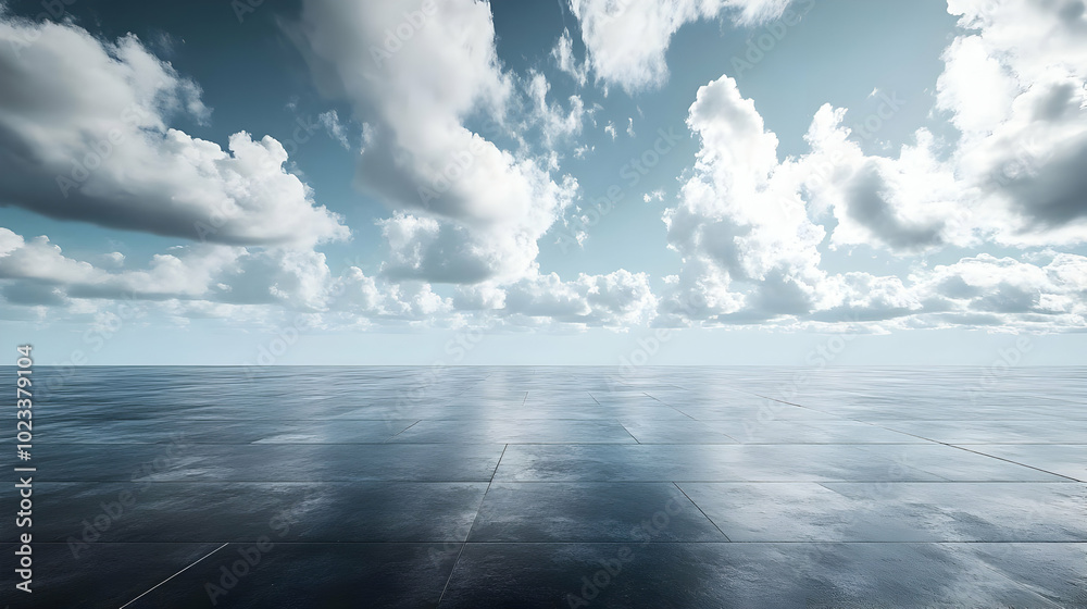 Blue Sky with White Clouds Background Image Blue Sky with White Clouds Background Image