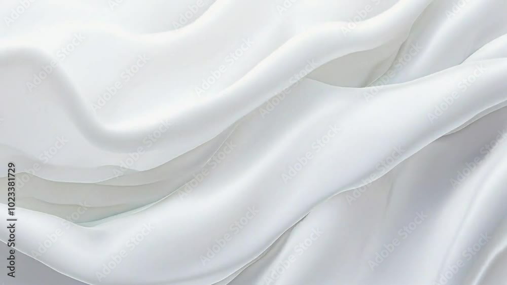 A soft, flowing texture of white fabric, creating a serene and elegant visual effect. A soft, flowing texture of white fabric, creating a serene and elegant visual effect.
