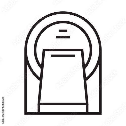 MRI ScannerIcon Design