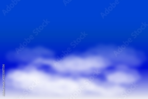 Clouds-high-in-the-atmosphere.Vector-illustration.