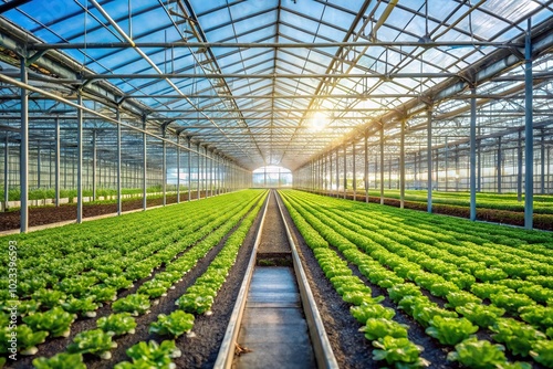 Greenhouse with advanced technology for sustainable agriculture