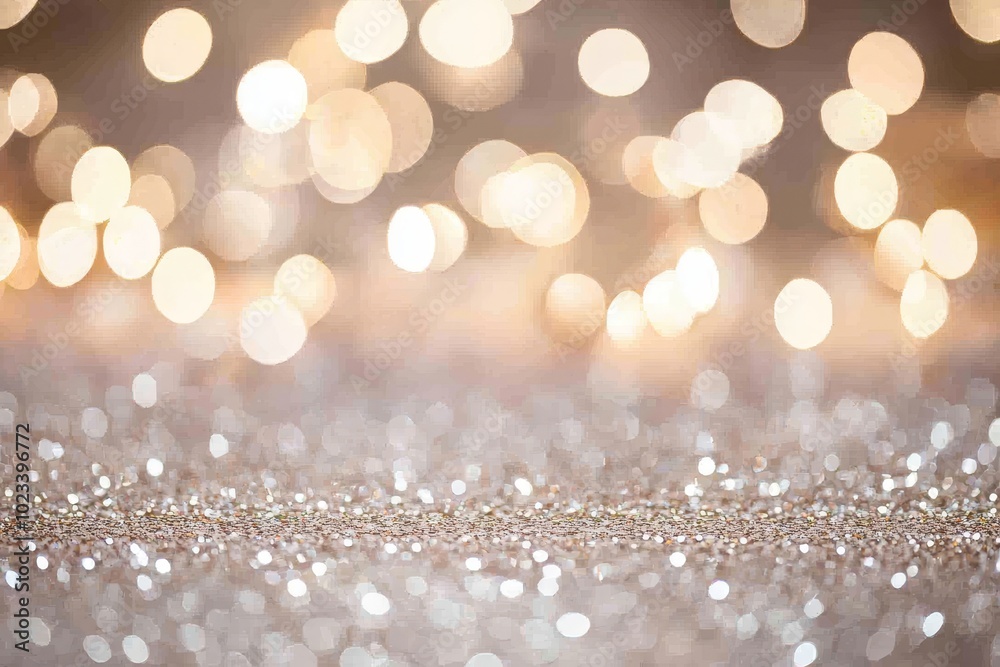 This background has several flaky glitter effects, bokeh, and a defocused gold festive background. It has a neutral colored Christmas holiday backdrop. This background has several flaky glitter effects, bokeh, and a defocused gold festive background. It has a neutral colored Christmas holiday backdrop.