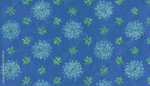 Digital And Textile Design Pattern