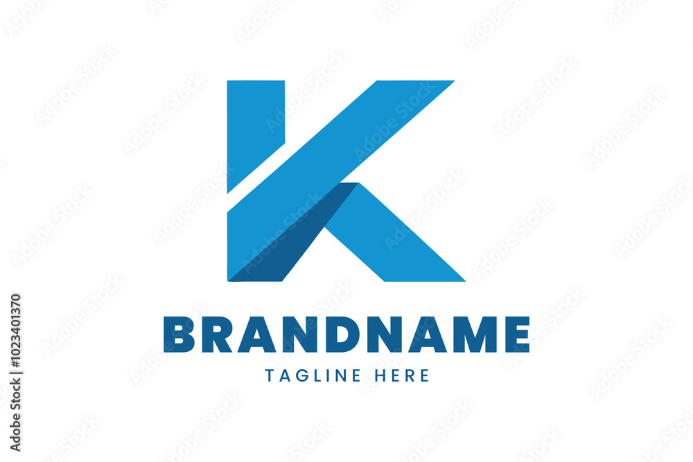 Minimalist K letter logo Minimalist K letter logo