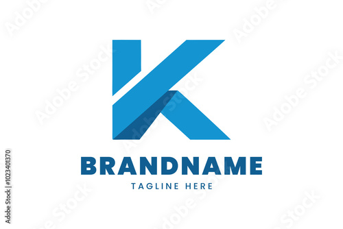 Free Download Minimalist K letter logo - GFXLoad