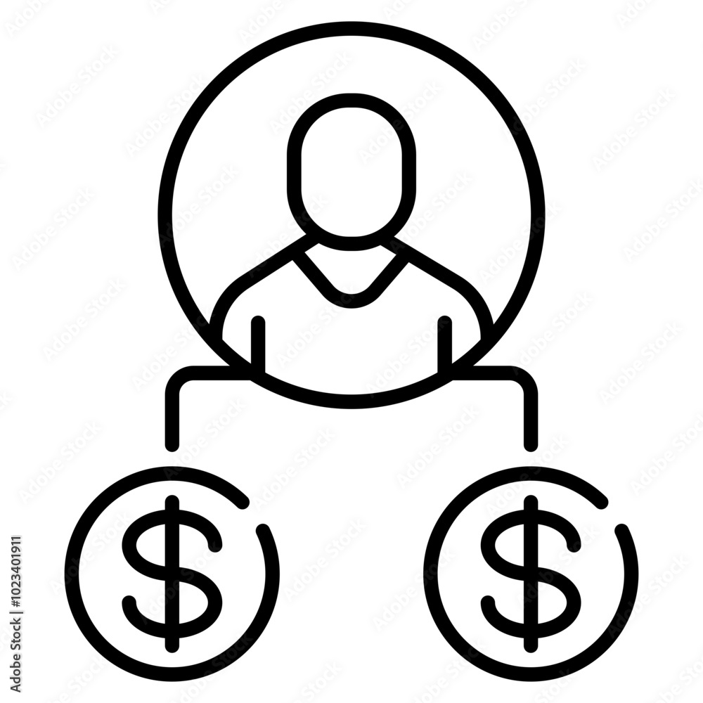 money management line icon
money management line icon