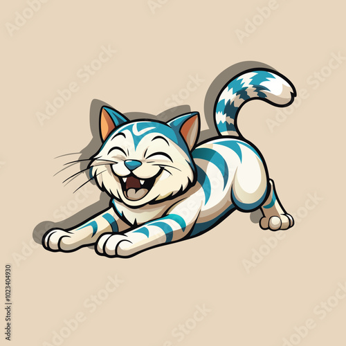 gattino tigrato che gioca felice 02