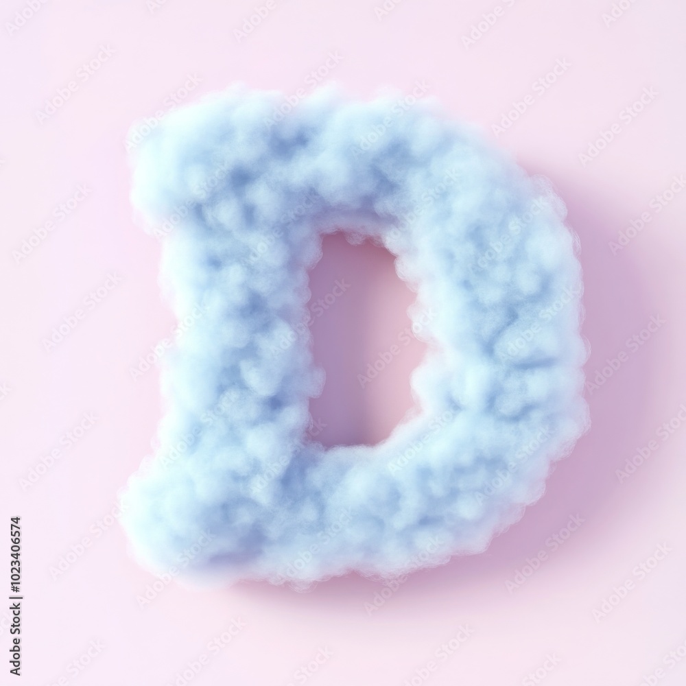 Fototapeta premium Create a cute and dimensional letter 