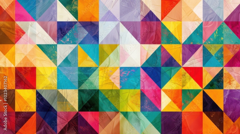 Colorful Geometric Abstract Pattern Design Colorful Geometric Abstract Pattern Design