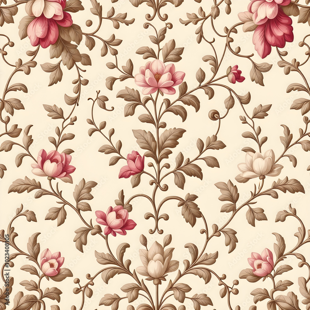 seamless pattern with flowers seamless pattern with flowers