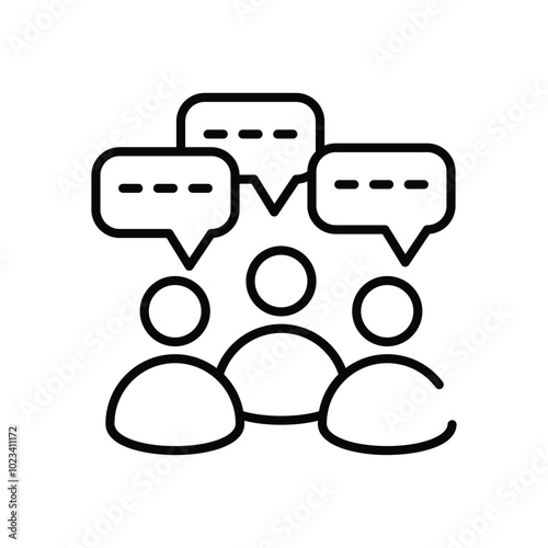 Group Chat vector icon