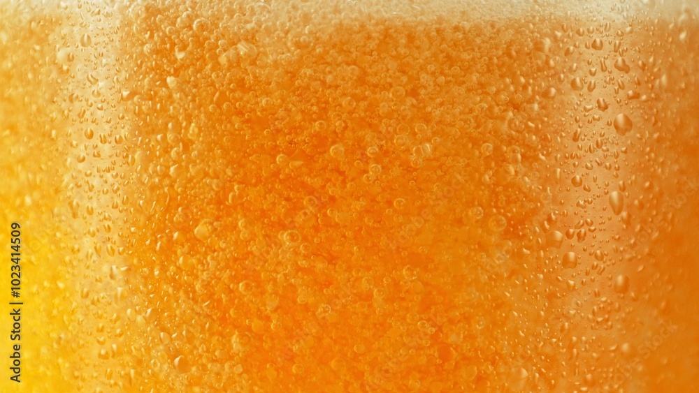 Close-up of Beer Drink, Super Macro shot. Close-up of Beer Drink, Super Macro shot.