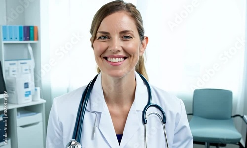 The doctor in the hospital.Generative AI.