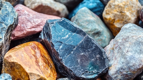 Close-Up of Colorful Stones