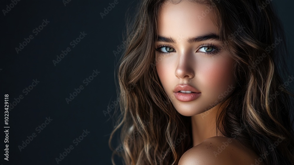 Portrait of a beautiful woman Portrait of a beautiful woman