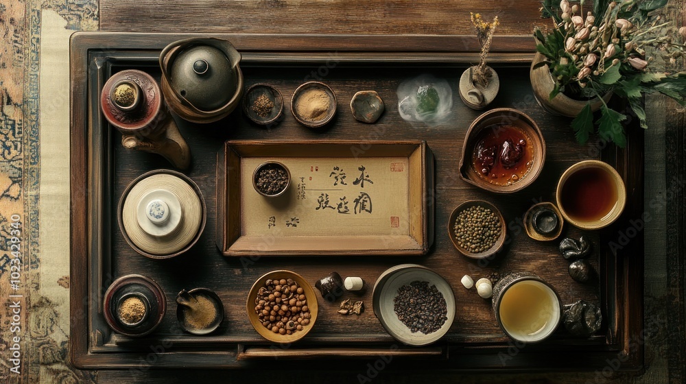 Traditional Chinese Tea Ceremony Setup Traditional Chinese Tea Ceremony Setup