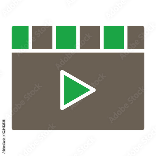Clapperboard Icon Design