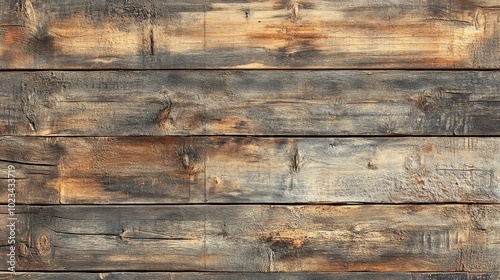 Weathered Wooden Plank Wall Texture