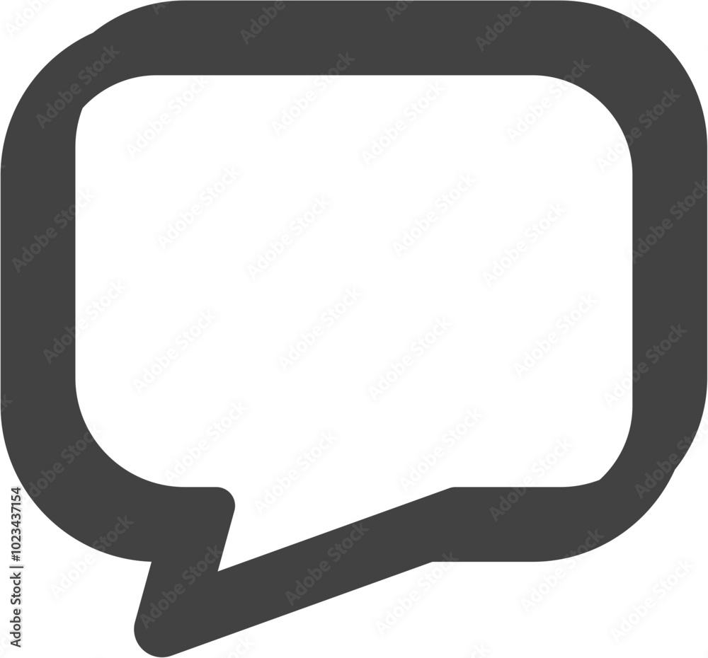 chat message speech bubble outline black chat message speech bubble outline black