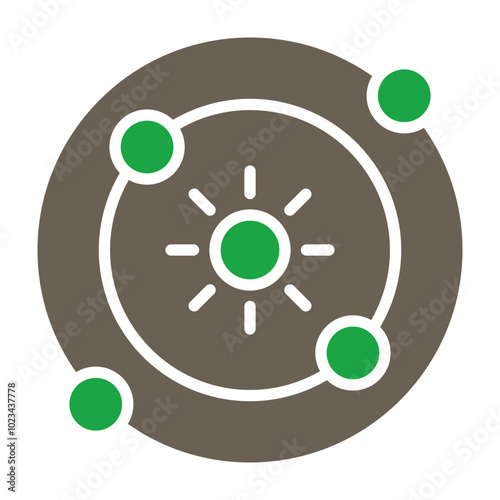 Solar System Icon Design