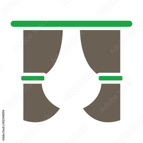 Curtains Icon Design