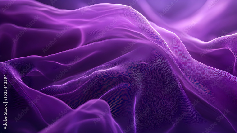 Obraz premium Purple Abstract Background With Flowing Lines