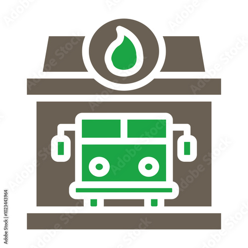 Fire Station Icon Design