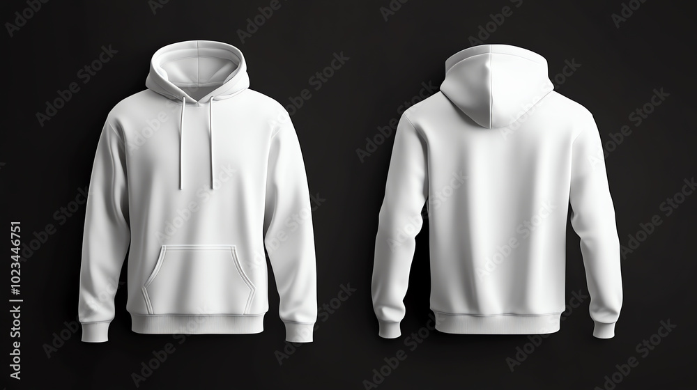 white hoodie, AI generated white hoodie, AI generated