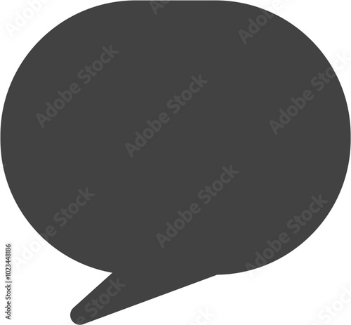 chat message speech bubble solid icon