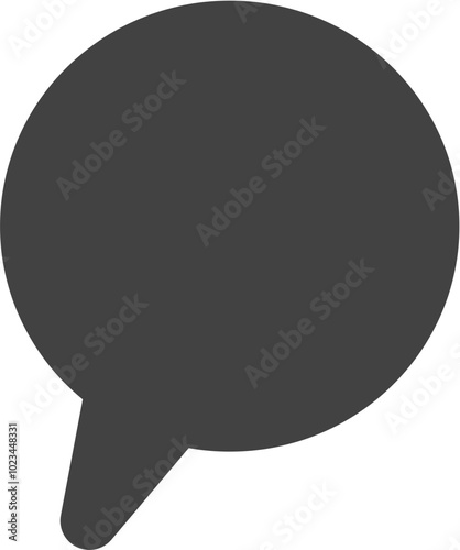 chat message speech bubble solid icon