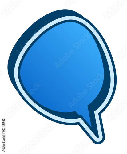 chat message speech bubble gradient color